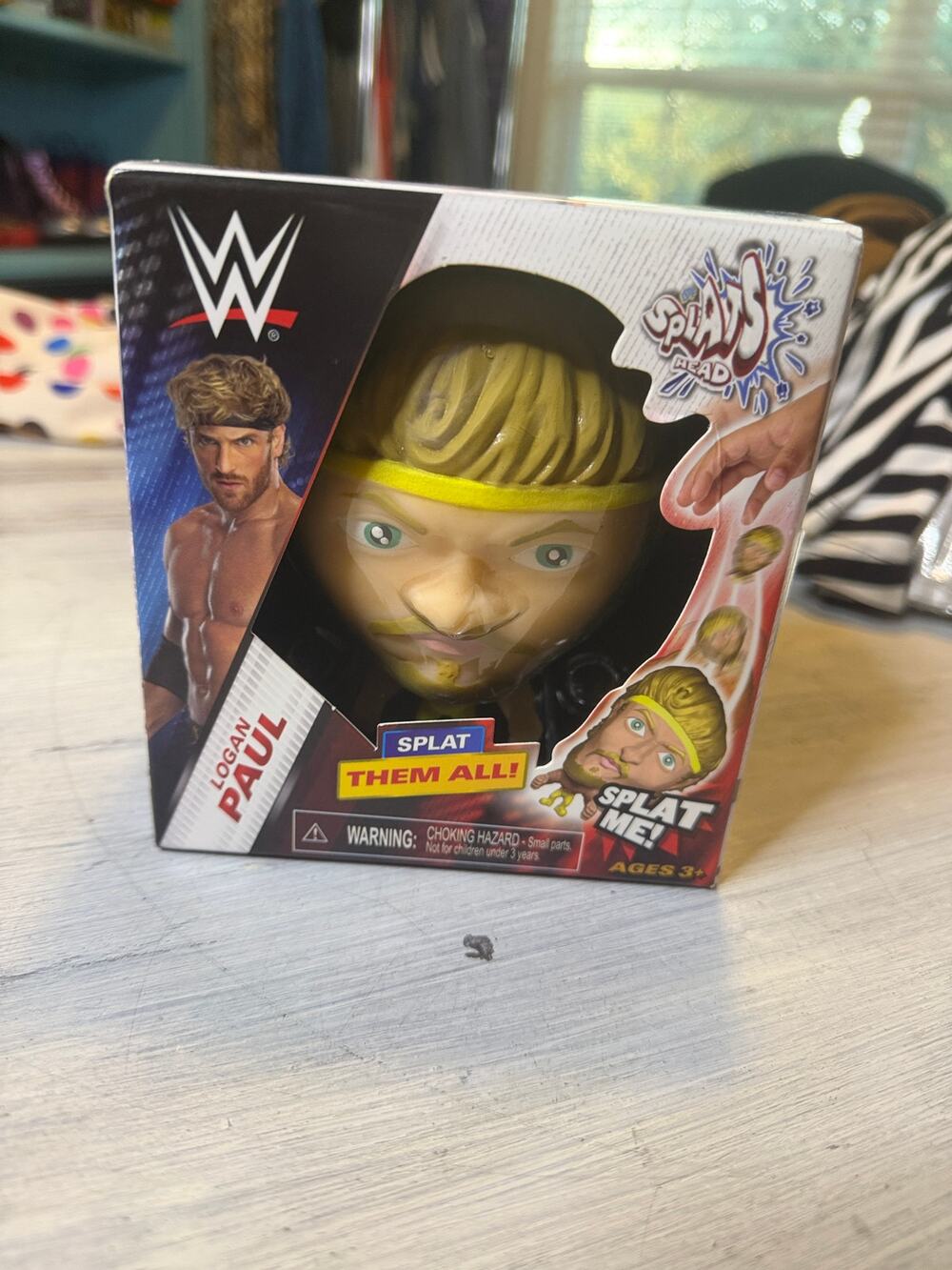 WWE Logan Paul Splats Head Collectible Toy Figure – New in Box